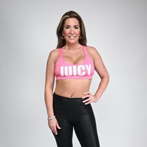 NIP JUICY COUTURE Pink Big Logo Sports Bra - XS